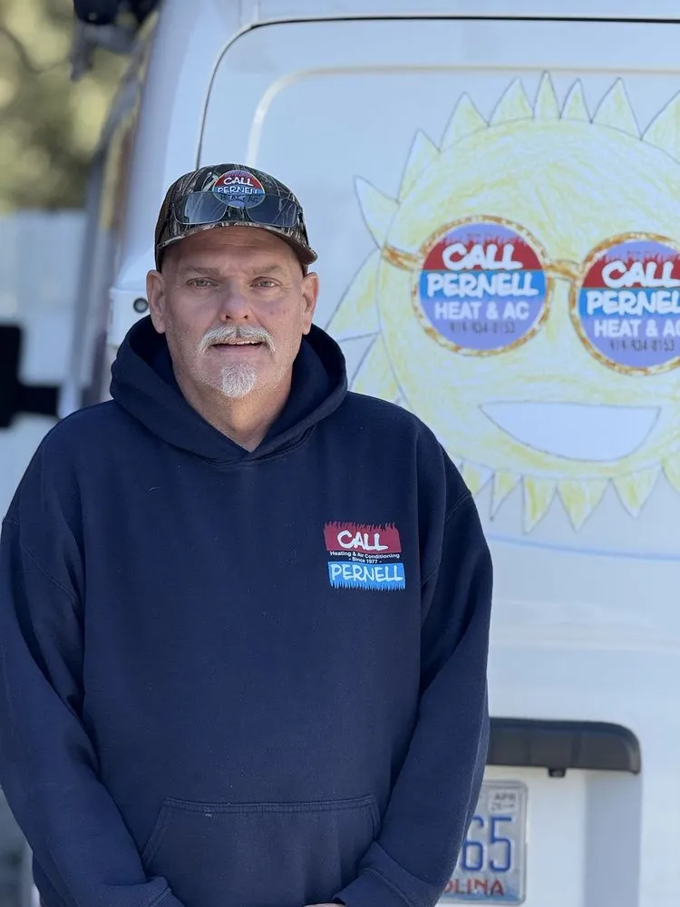 Slide of Call Pernell Heat and Air