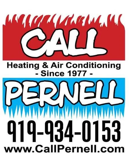 Slide of Call Pernell Heat and Air