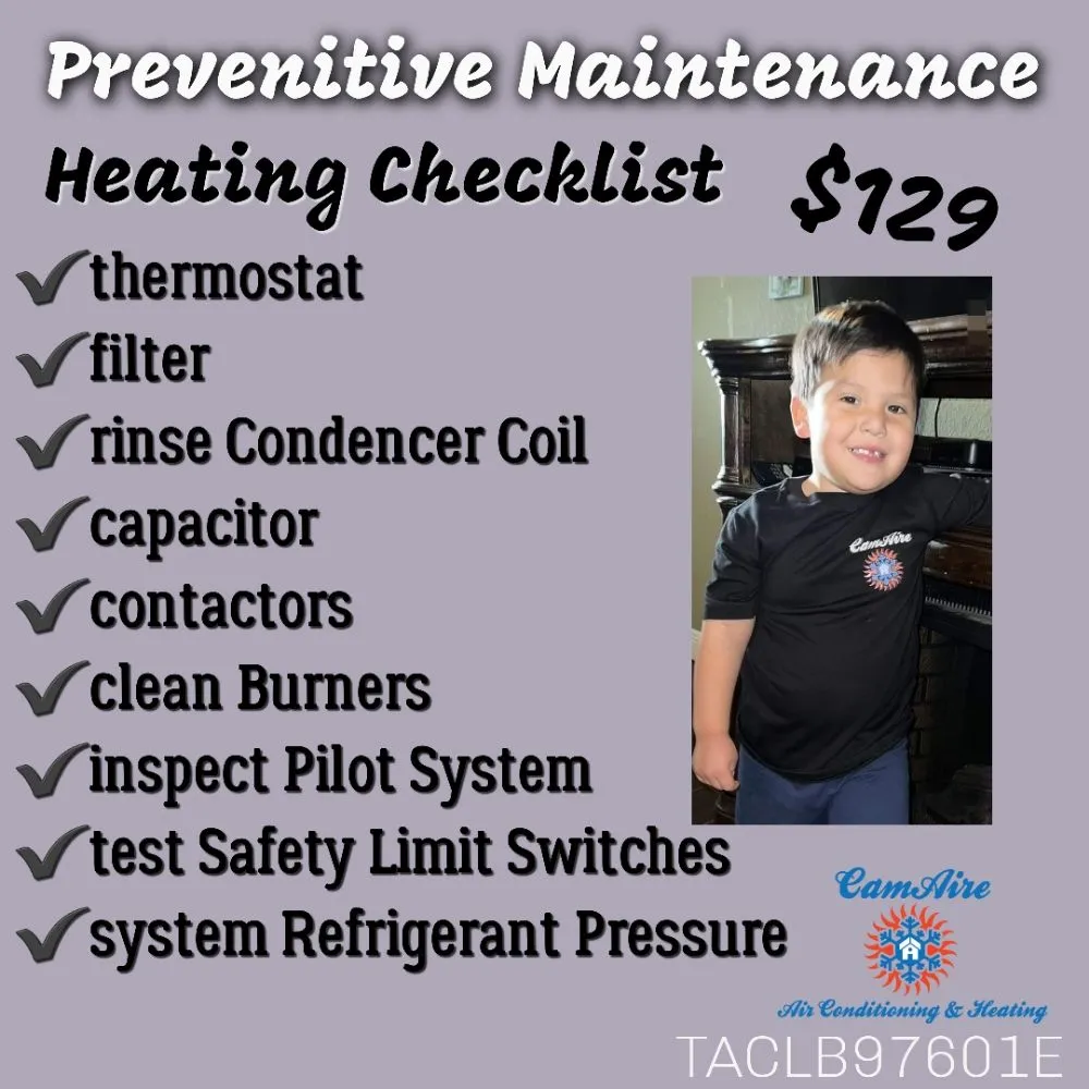 Slide of CamAire Air Conditioning & Heating