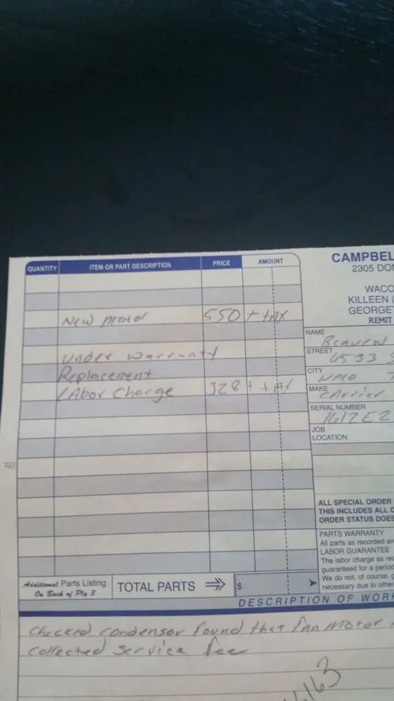 Slide of Campbell Appliance Heating & Air