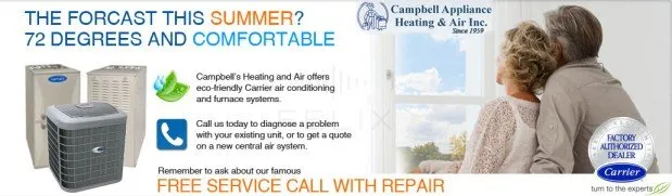 Slide of Campbell Appliance Heating & Air