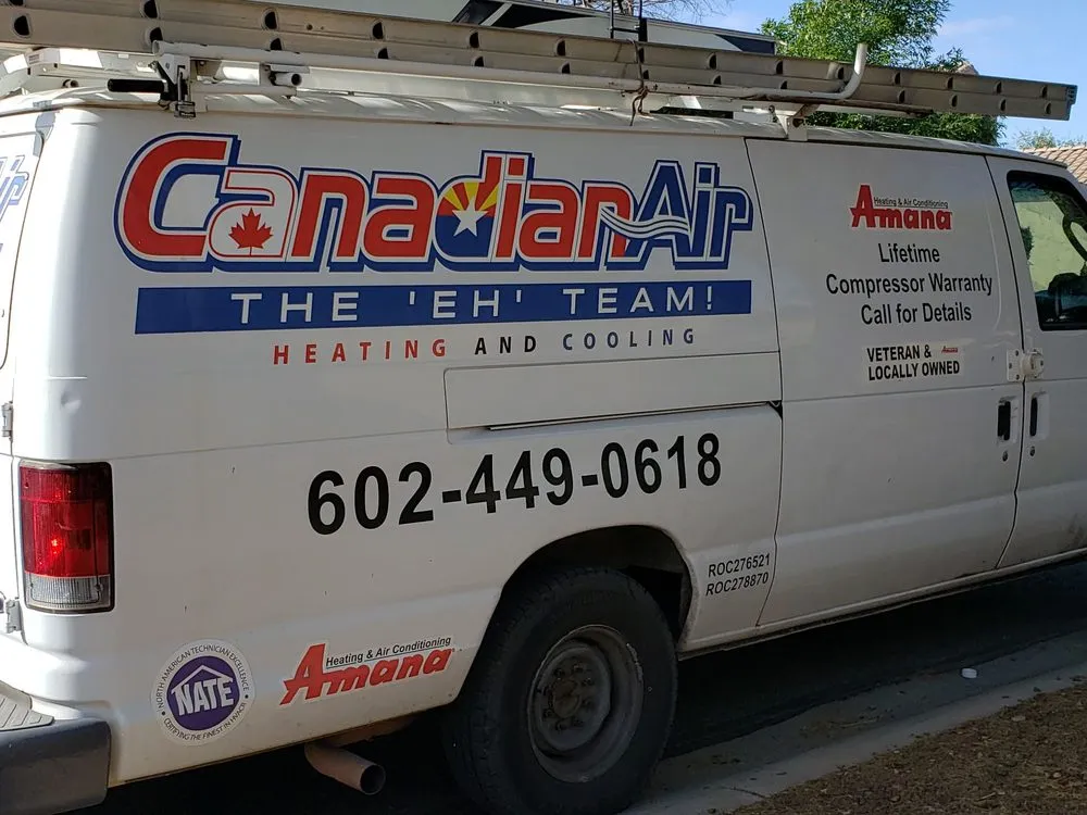 Slide of Canadian Air Heating and Cooling