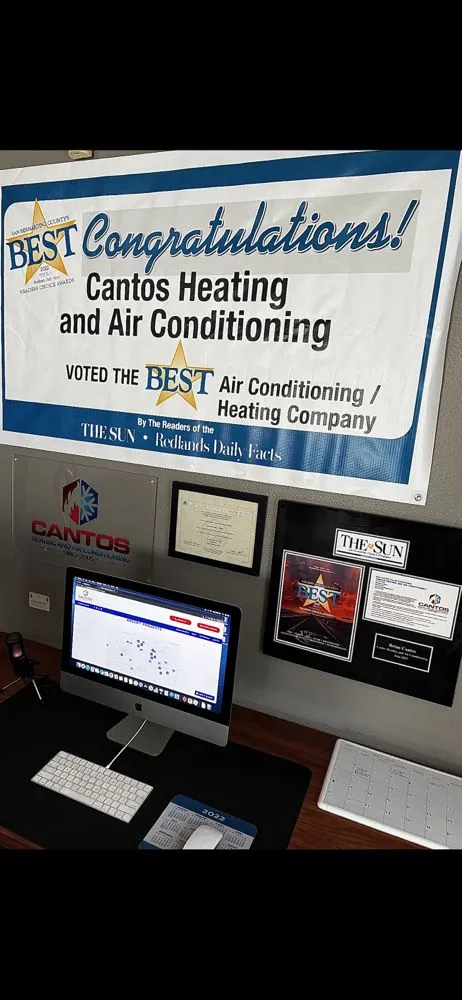 Slide of Cantos Plumbing, Heating and Air Conditioning