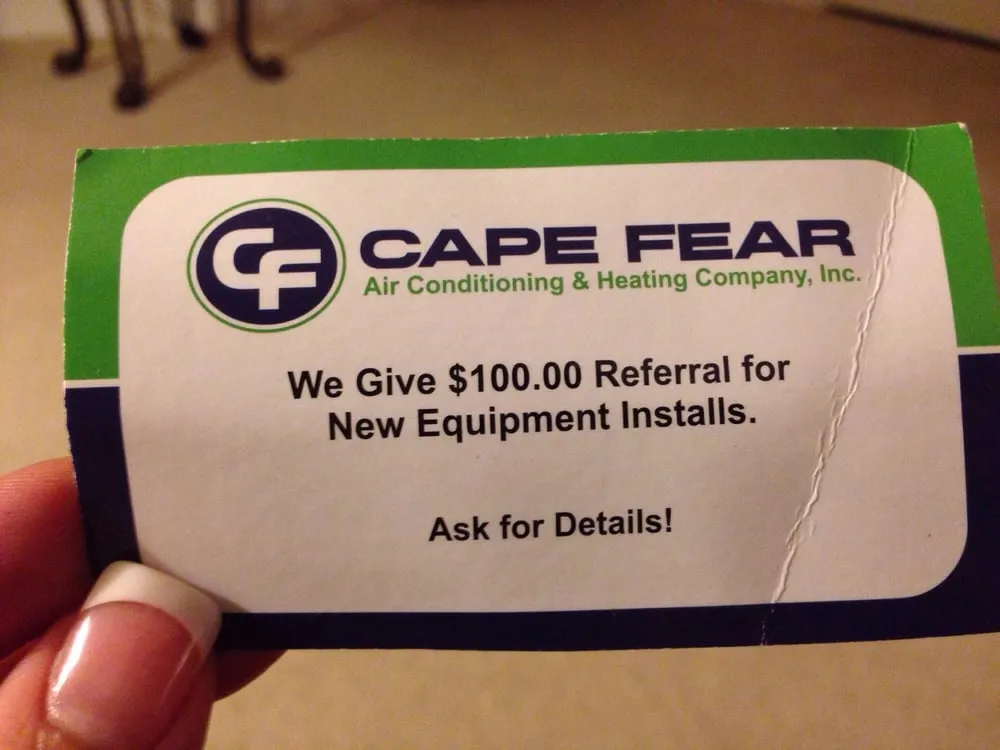 Slide of Cape Fear Air, Electric, & Plumbing