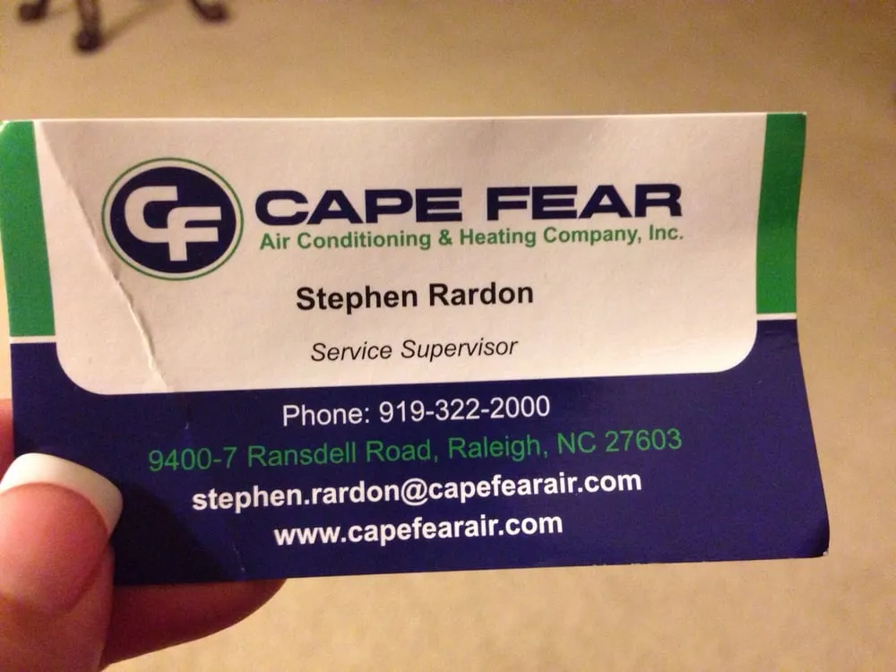 Slide of Cape Fear Air, Electric, & Plumbing