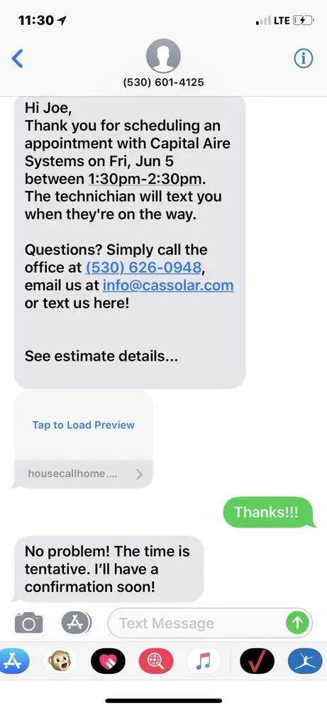 Slide of Capital Aire Systems