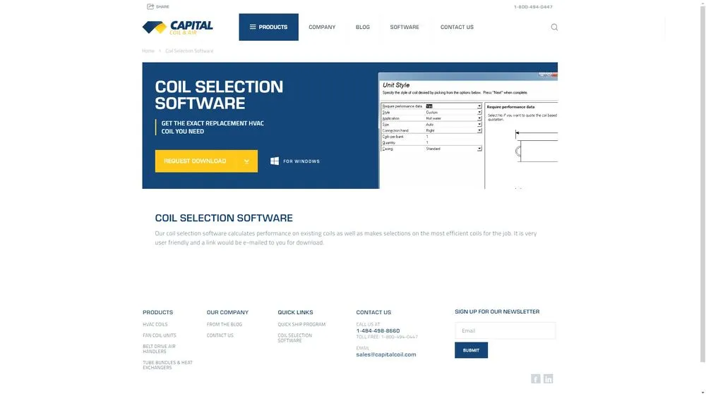 Slide of Capital Coil & Air