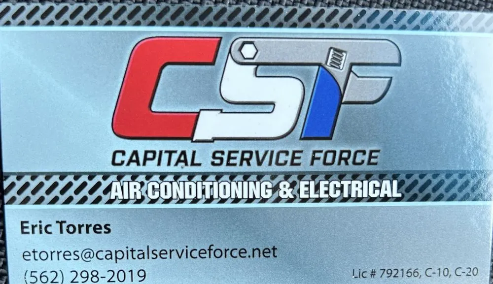 Slide of Capital Service Force