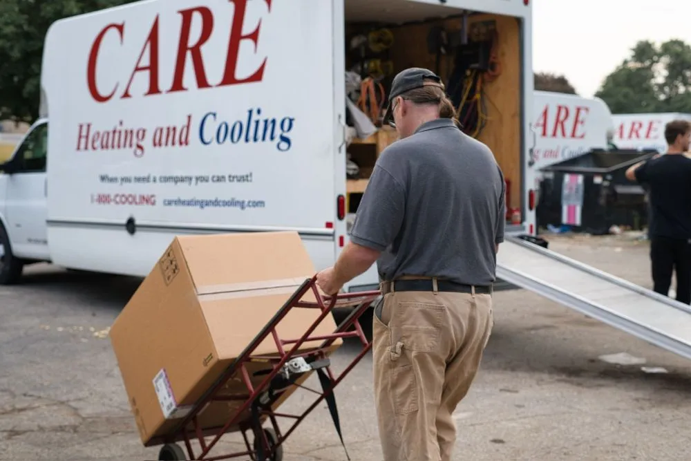 Slide of CARE Heating and Cooling