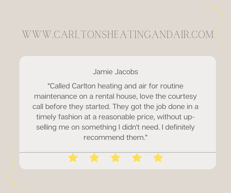 Slide of Carlton Heating & Air Conditioning