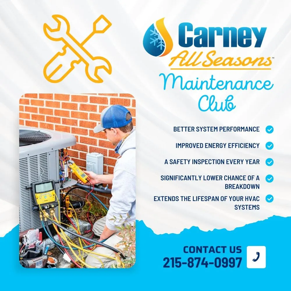 Professional AC repair experts serving Line Lexington, PA - Carney All Seasons