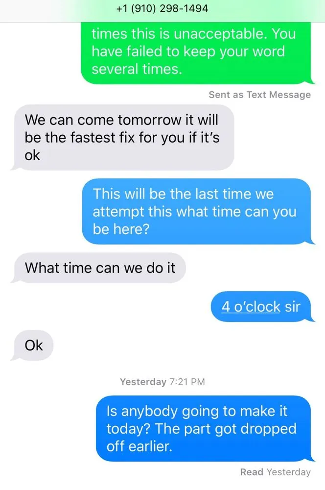 Slide of Carolina climate control