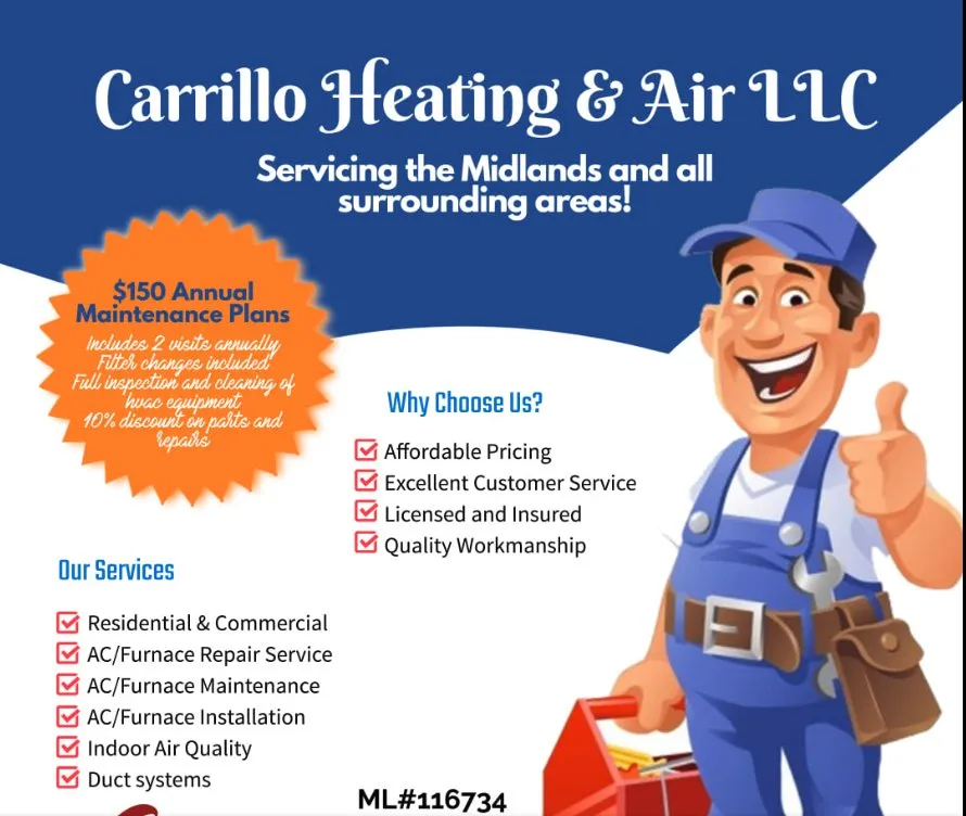Slide of Carrillo Heating and Air