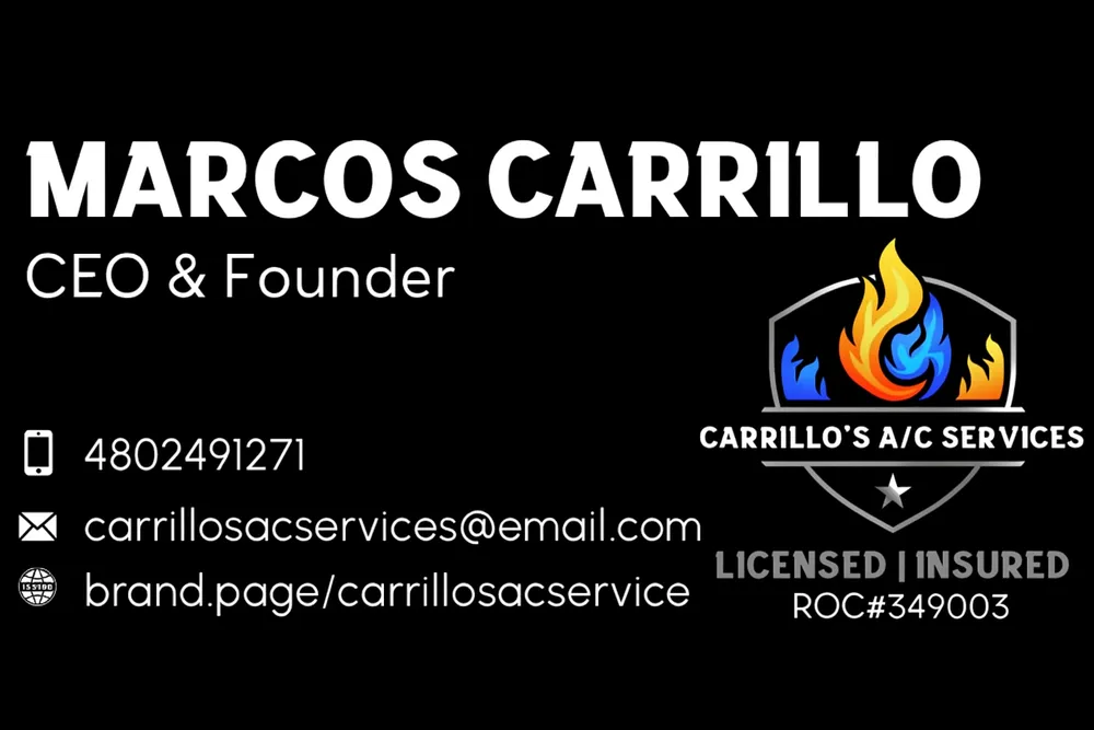 Slide of Carrillo's AC Services