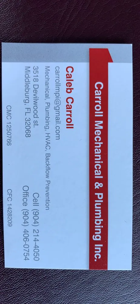 Slide of Carroll Mechanical & Plumbing