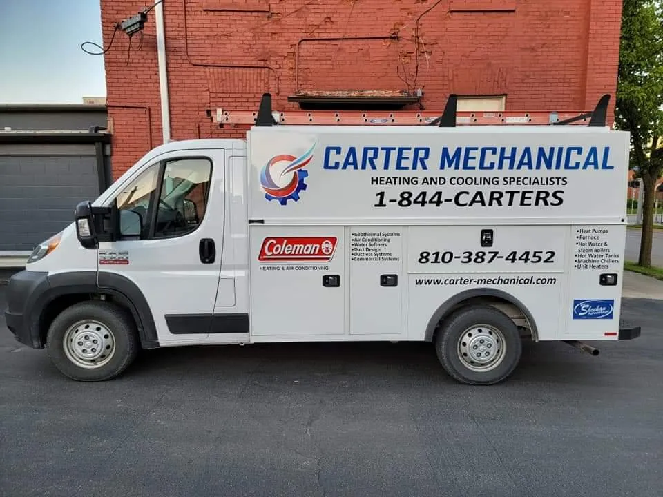 Slide of Carter Mechanical