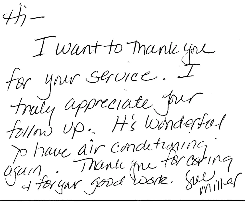 Slide of Cascade Comfort Service