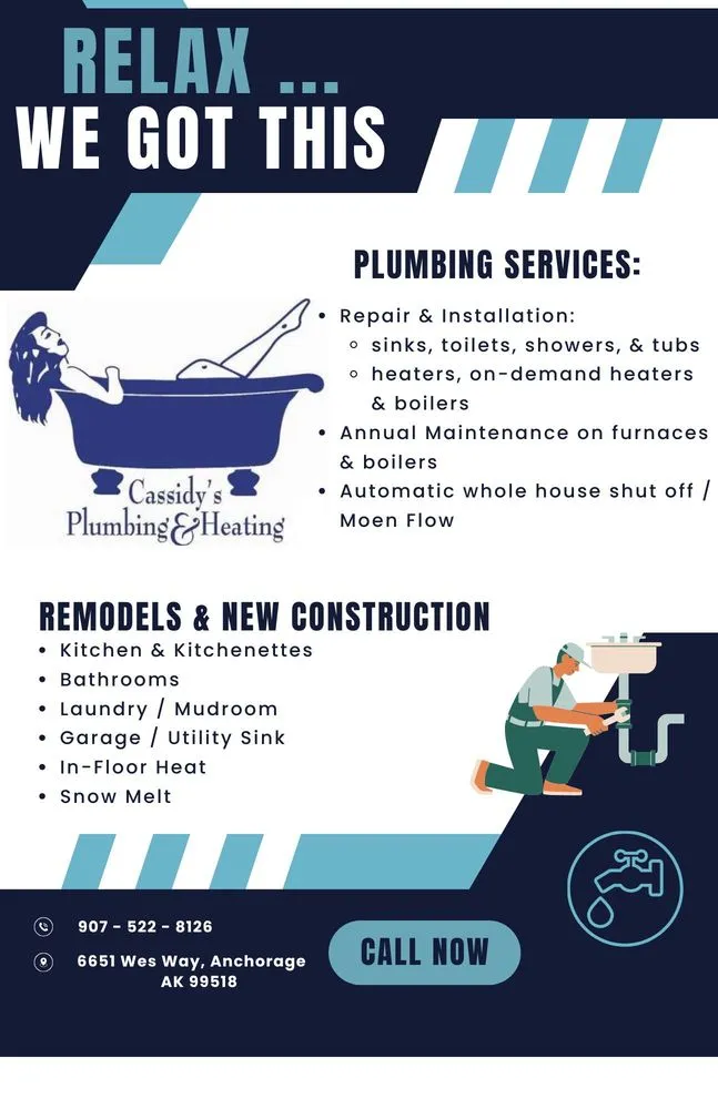 Slide of Cassidy's Plumbing & Heating