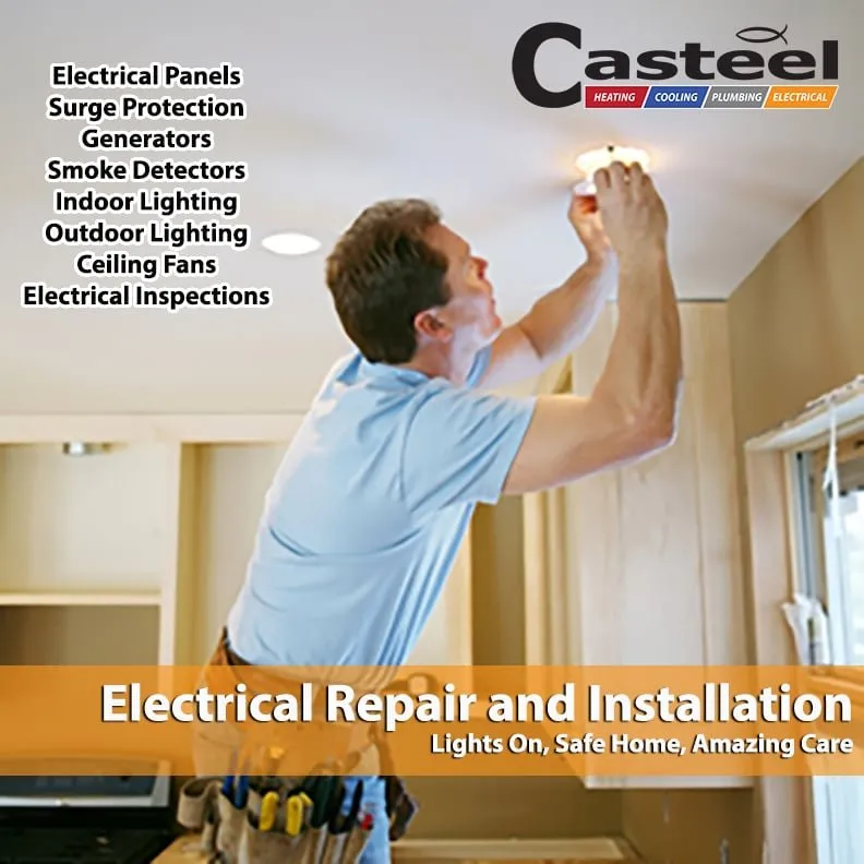 Slide of Casteel Heating, Cooling, Plumbing & Electrical