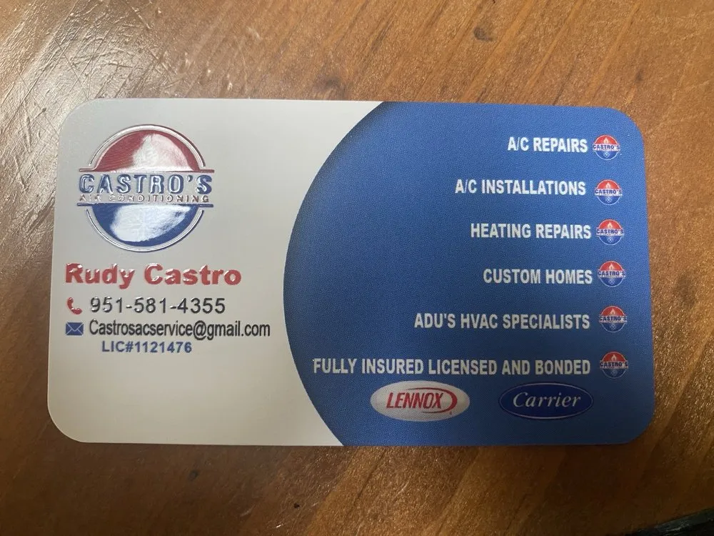 Slide of Castros AC Service