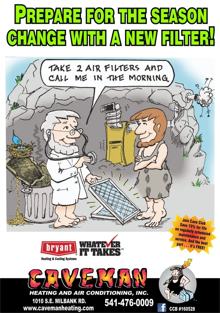 Slide of Caveman Heating & Air Conditioning