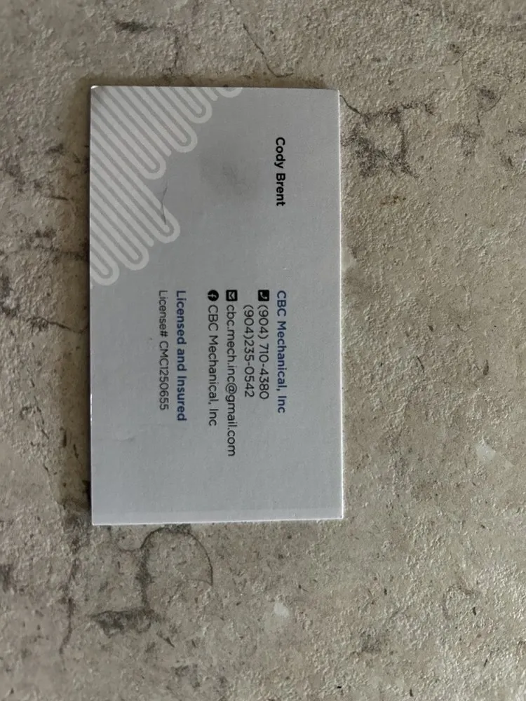 Slide of CBC Mechanical