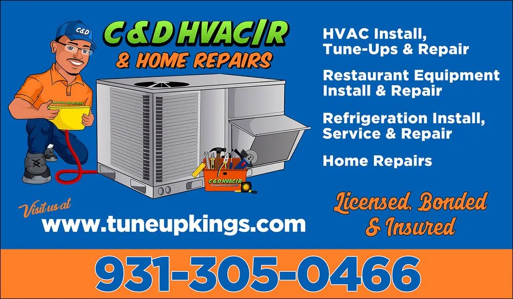 Slide of C&D HVACR and Home Repairs