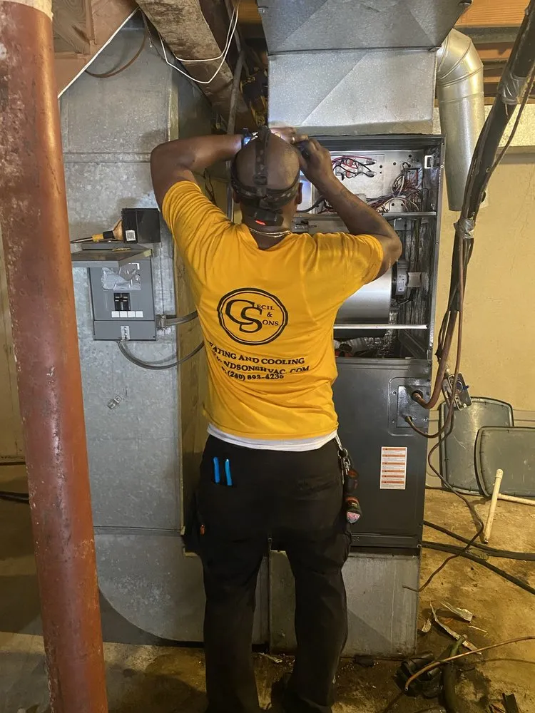 Slide of Cecil & Sons Heating and Cooling