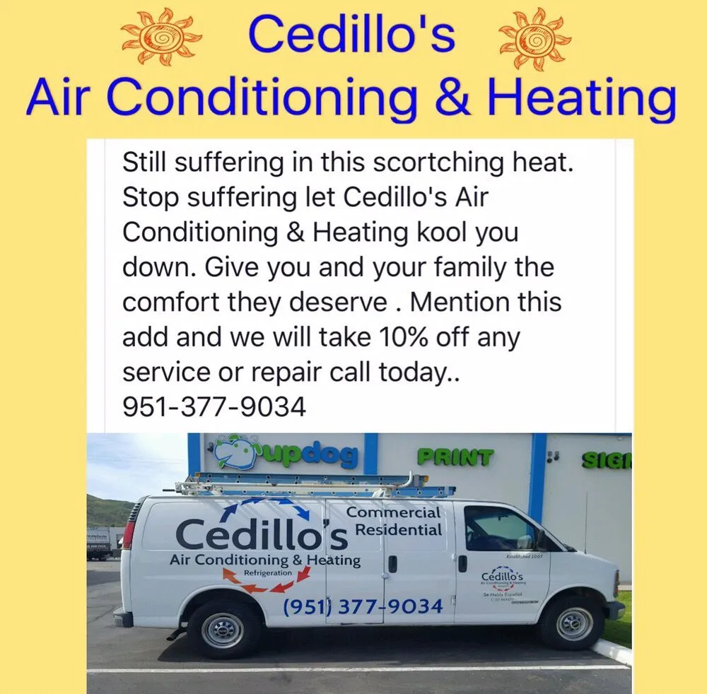 Slide of Cedillo's Air Conditioning And Heating Refrigeration