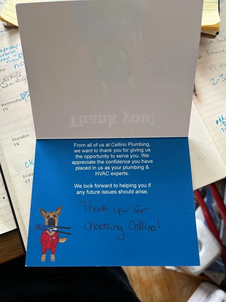 Slide of Cellino Plumbing, Heating, Cooling & Electric