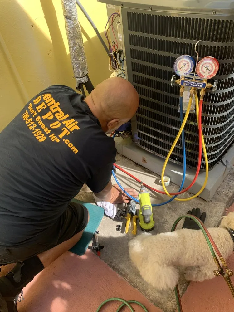 Slide of Central Air Depot