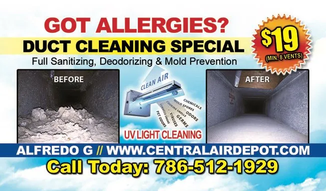 Slide of Central Air Depot