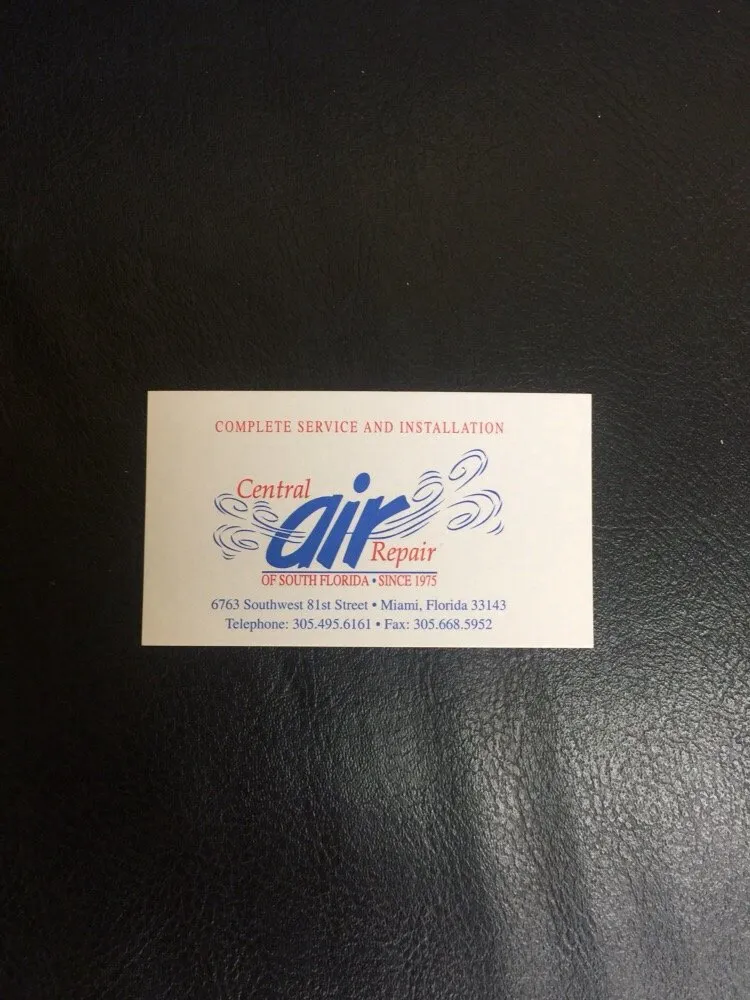 Slide of Central Air Repair