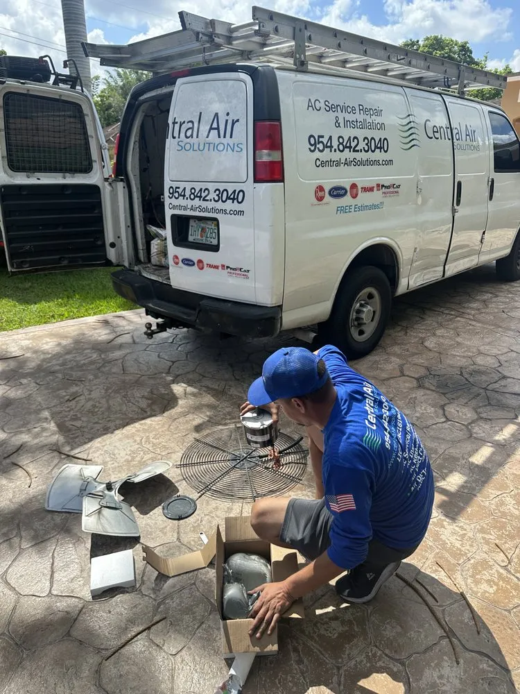 Slide of Central Air Solutions