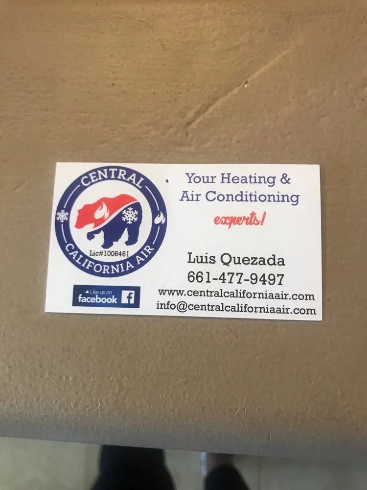 Slide of Central California Air