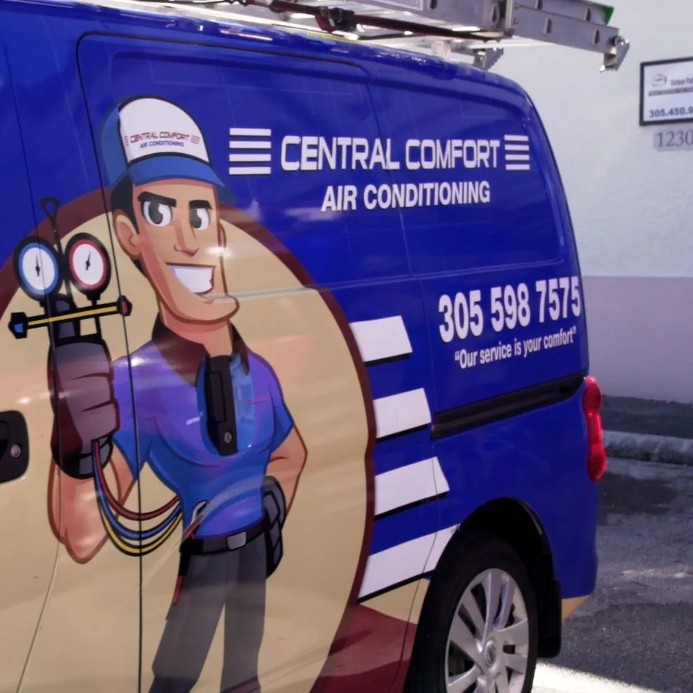 Slide of Central Comfort Air Conditioning