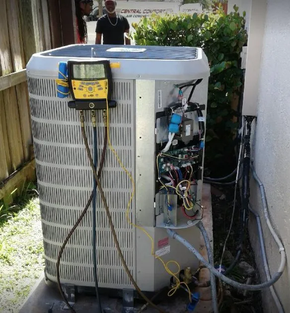 Slide of Central Comfort Air Conditioning