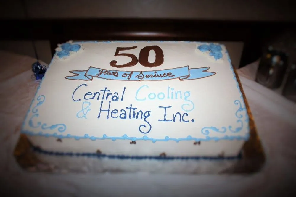 Slide of Central Cooling & Heating