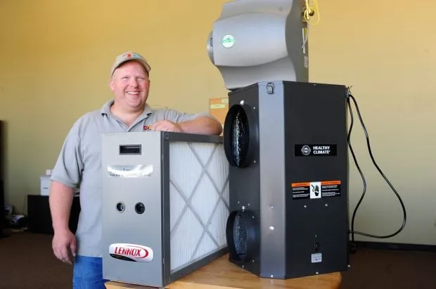 Slide of Central Heating & Air Conditioning