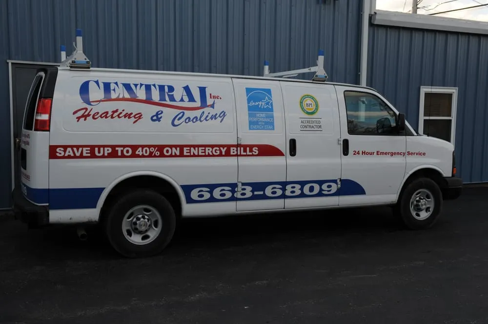 Slide of Central Heating & Cooling