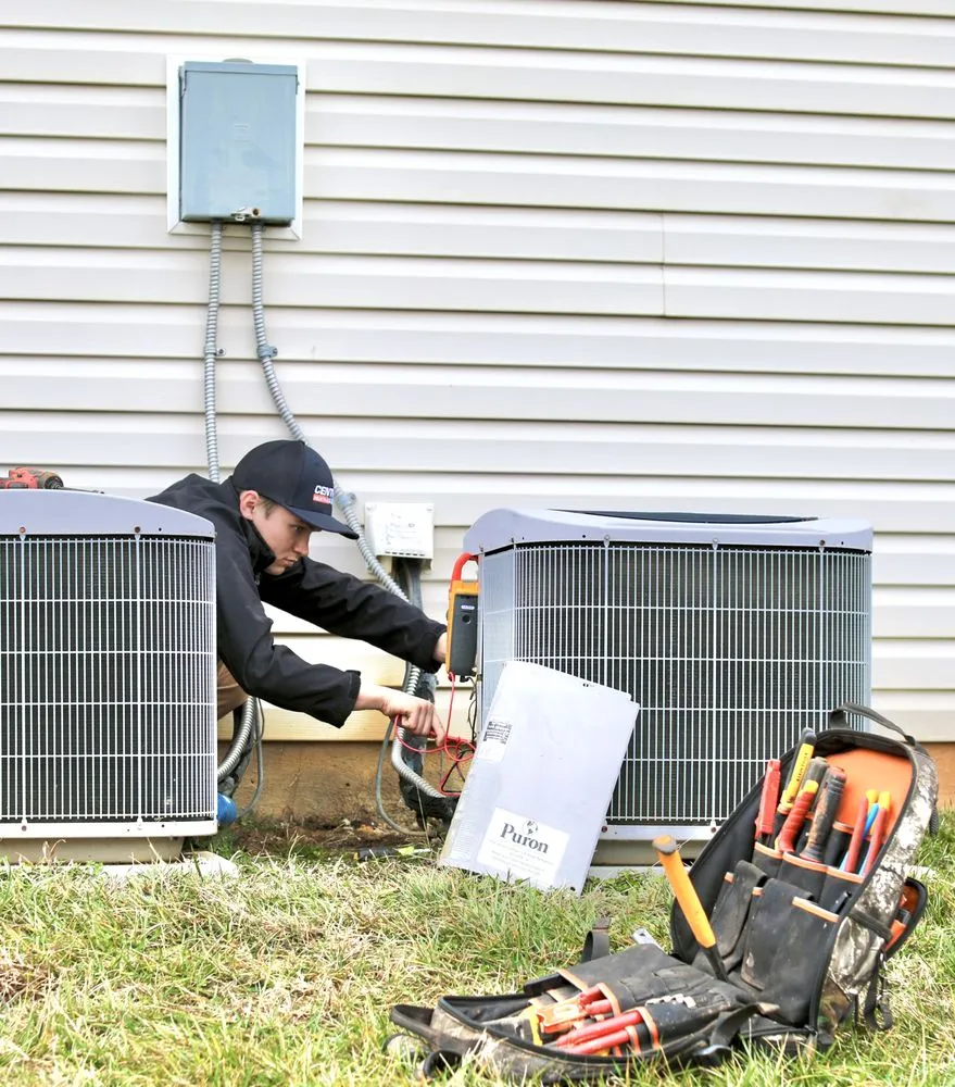 Slide of Central Heating & Cooling