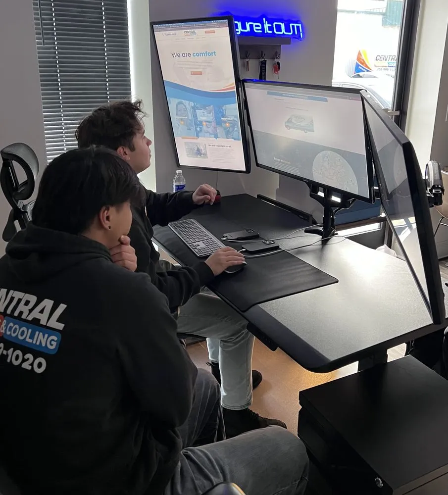 Slide of Central Heating & Cooling