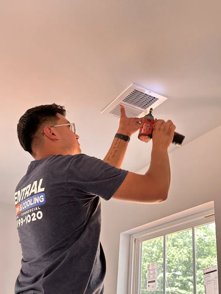 Slide of Central Heating & Cooling