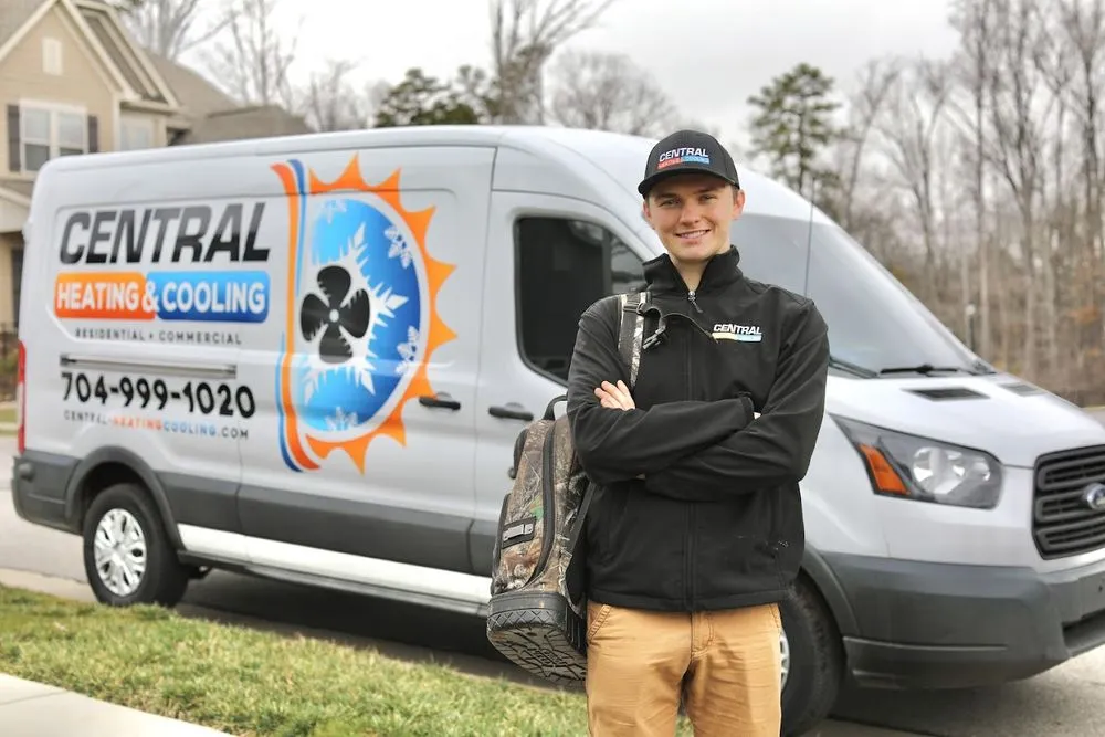 Slide of Central Heating & Cooling