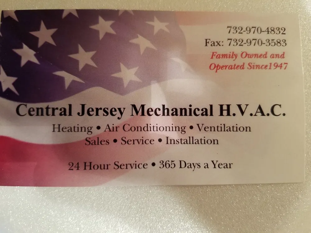 Slide of Central Jersey Mechanical HVAC