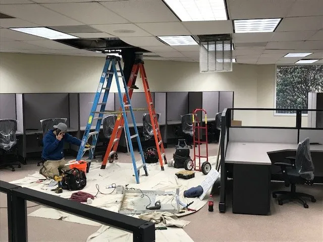 Slide of Central Mechanical