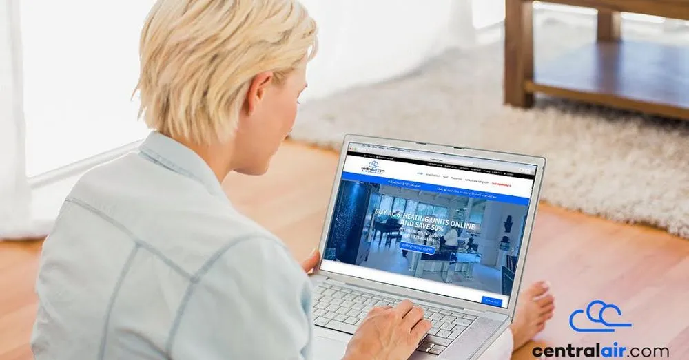 Slide of Centralair.com