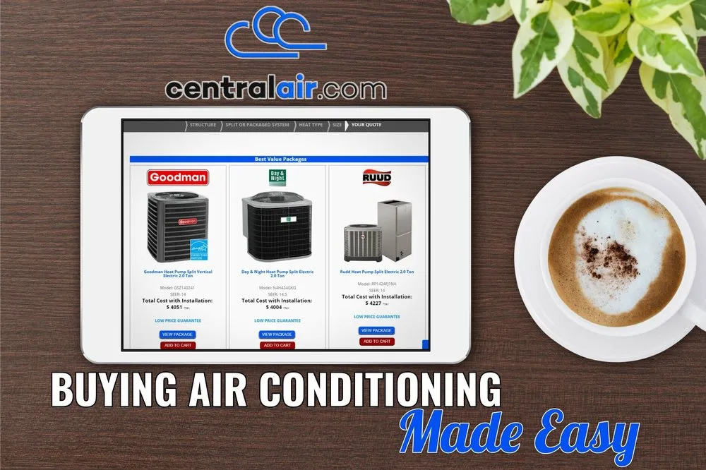 Slide of Centralair.com