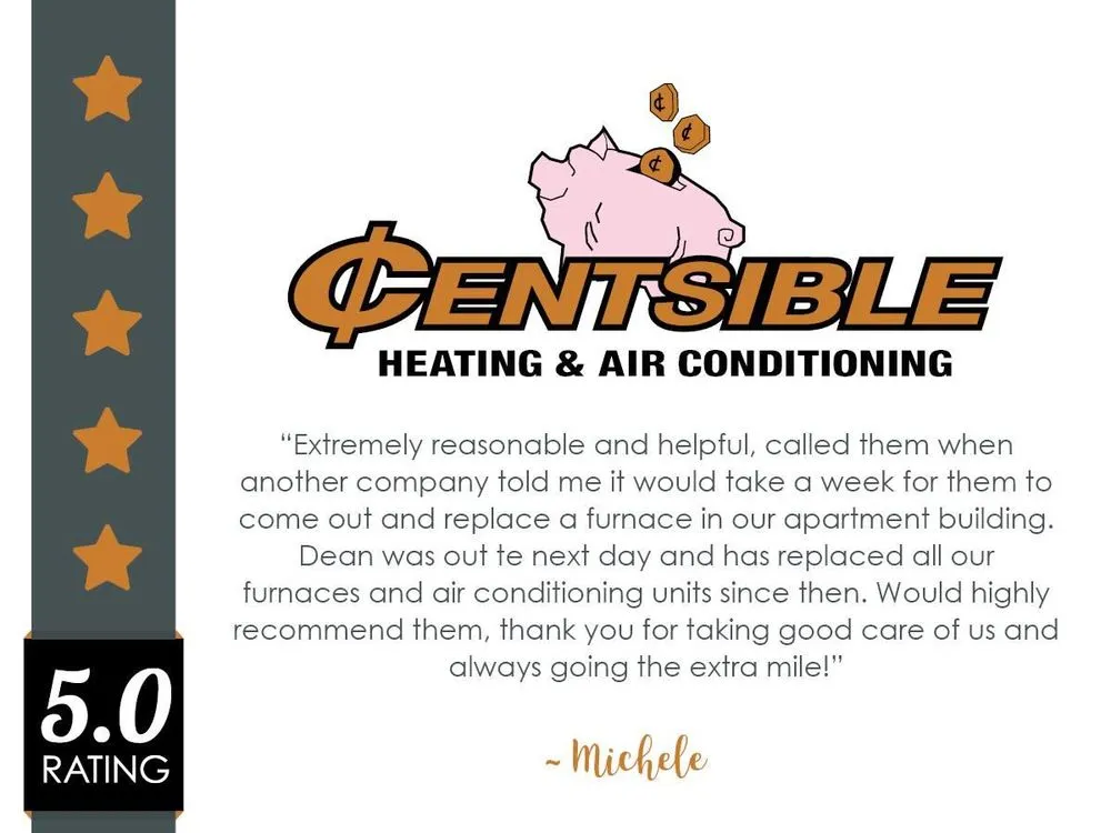 Slide of Centsible Heating & Air Conditioning