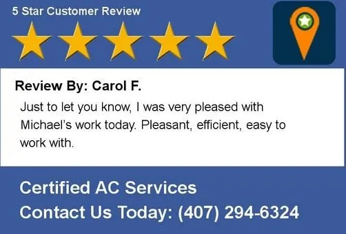 Slide of Certified AC Services